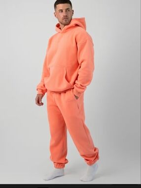 Comfort XL Orange Fleece Sweatpant